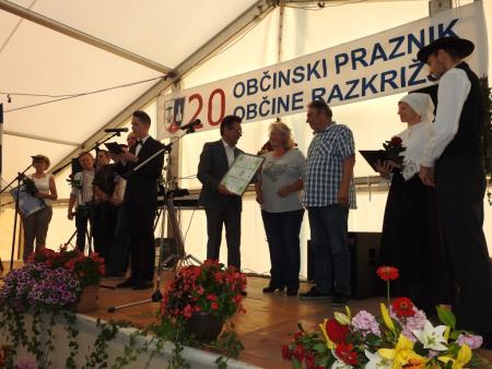 Osrednja slovesnost ob 20. občinskem prazniku Občine Razkrižje 50